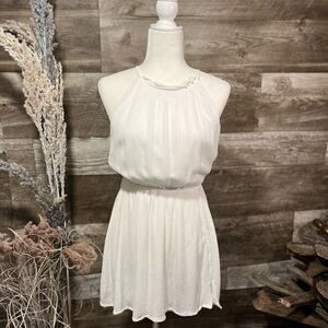 Blue Rain white sleeveless sundress - S - 🙂 - 3/$15